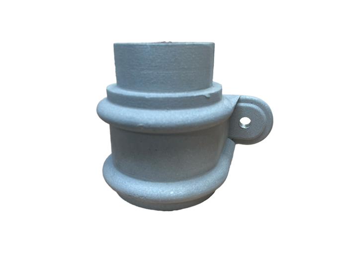 Cast Aluminium Round socket - With Lugs