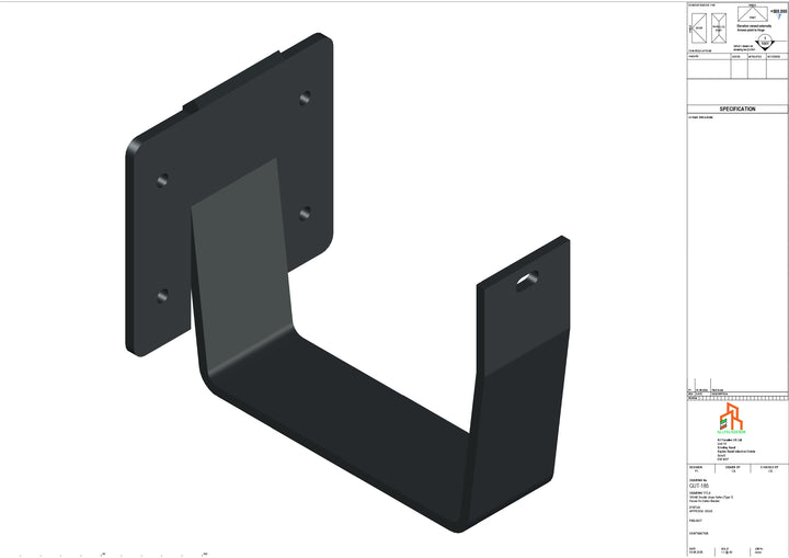 Aluminium Double Slope Fascia Bracket - Type 9