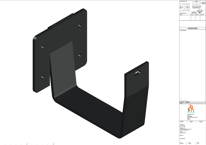Aluminium Double Slope Fascia Bracket - Type 8