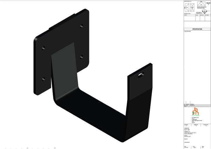 Aluminium Double Slope Fascia Bracket - Type 9