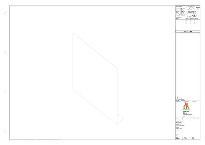 Aluminium Roof Trim - Type 5 - Straight 3000mm Length