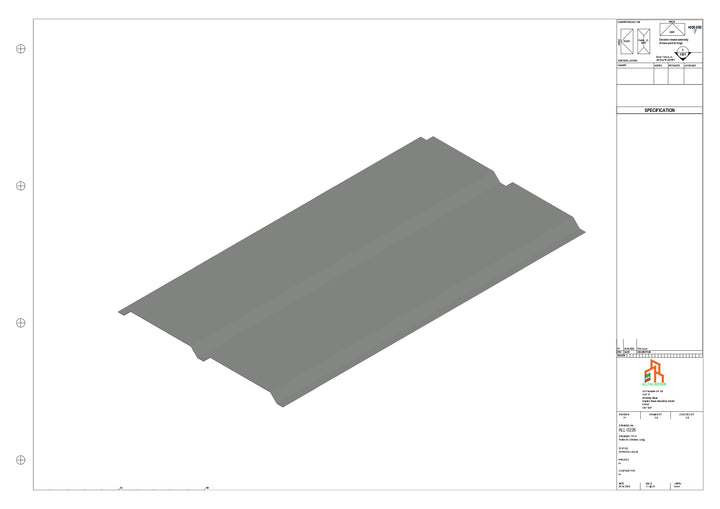 Aluminium Soffit - Type 3 - Straight 3000mm Length
