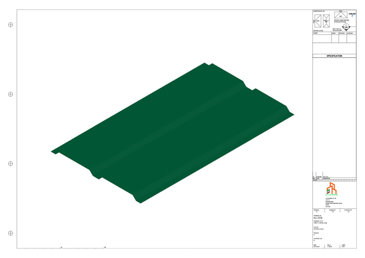 Aluminium Soffit - Type 4 - Straight 3000mm Length