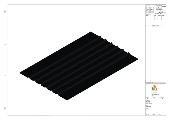 Aluminium Soffit - Type 5 - Straight 3000mm Length