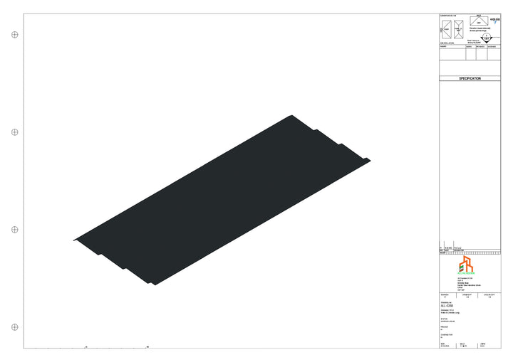 Aluminium Soffit - Type 11 - Straight 3000mm Length