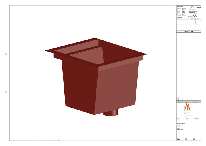 Aluminium Hoppers - Type 4 - 76 Sq