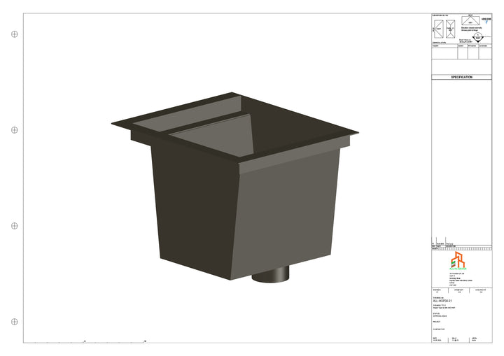 Aluminium Hoppers - Type 4 - 102 Sq