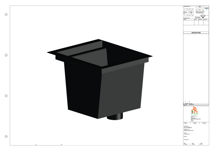 Aluminium Hoppers - Type 4 - 102 Sq
