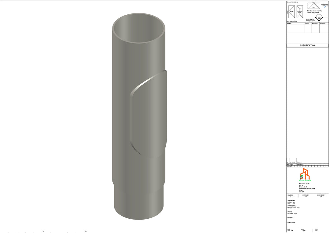 Aluminium Dia Gutter - Type 1 - Inspection