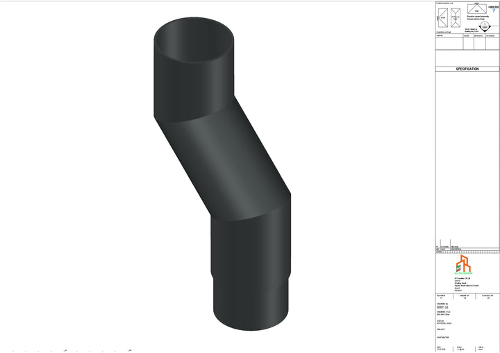 Aluminium Dia Gutter - Type 1 - Branch