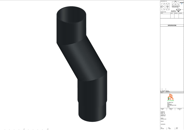 Aluminium Dia Gutter - Type 1 - Branch