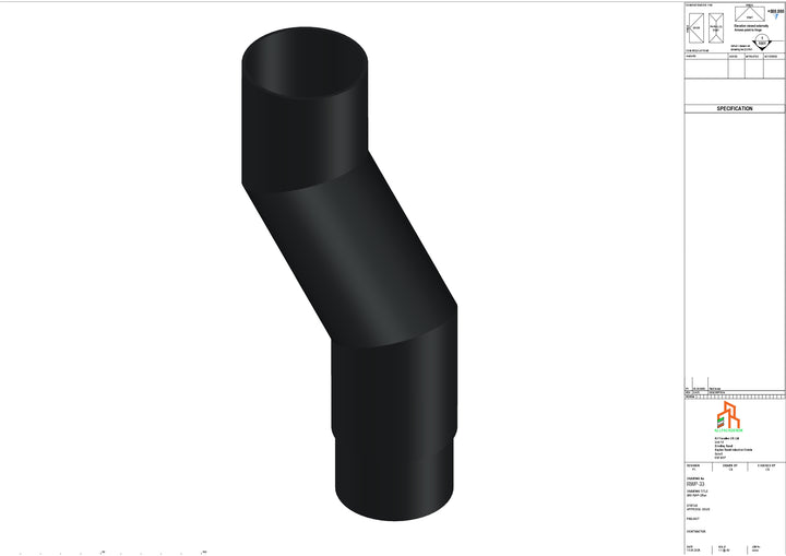 Aluminium Dia Gutter - Type 1 - Branch