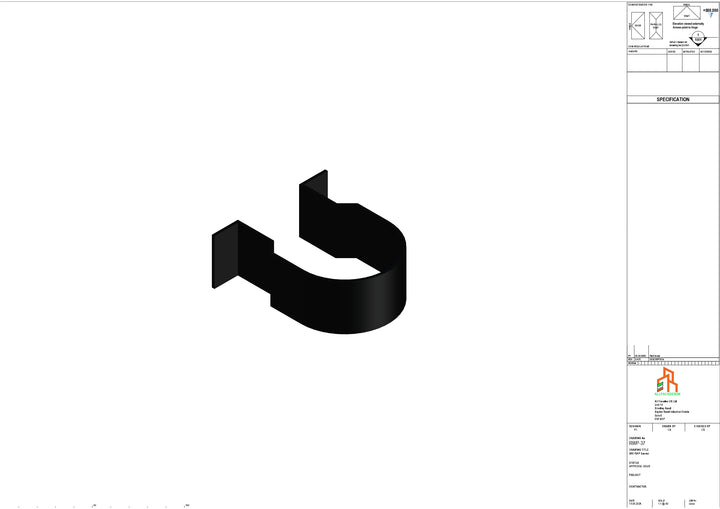 Aluminium Dia Gutter - Type 1 - Bracket