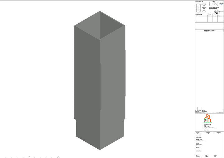 Aluminium Sq Gutter - Type 2 - Inspection