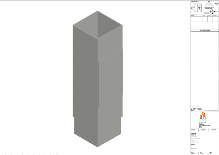 Aluminium Sq Gutter - Type 2 - Inspection