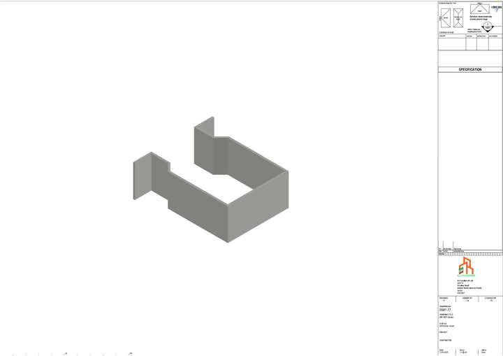 Aluminium Sq Gutter - Type 2 - Bracket