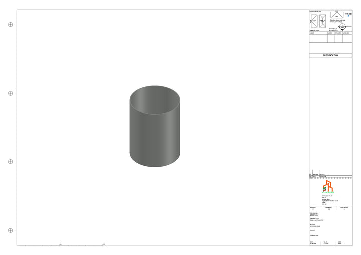 Aluminium Dia Gutter - Type 1 - Spigot