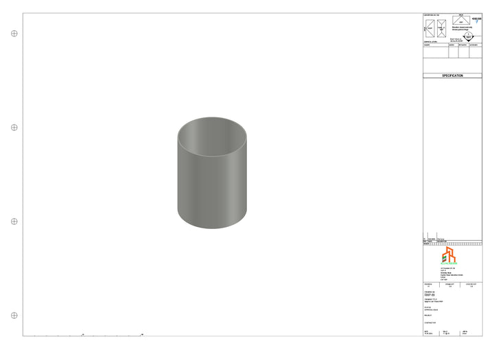 Aluminium Dia Gutter - Type 1 - Spigot