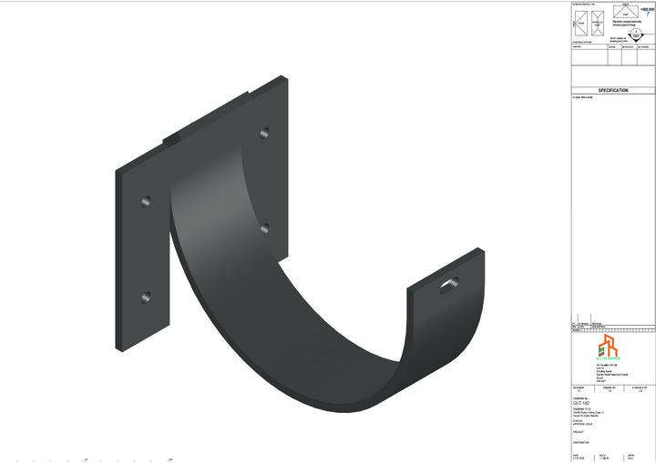 Aluminium Radius Fascia Bracket - Type 3