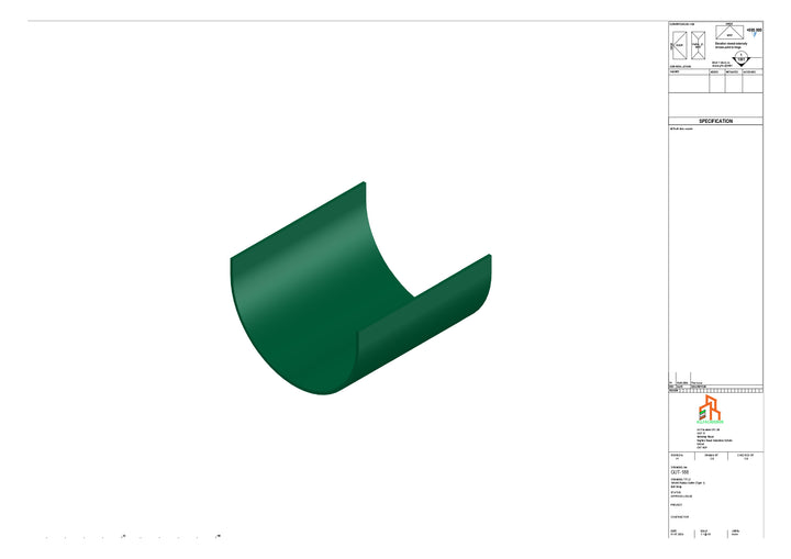 Aluminium Radius Butt Strap - Type 1