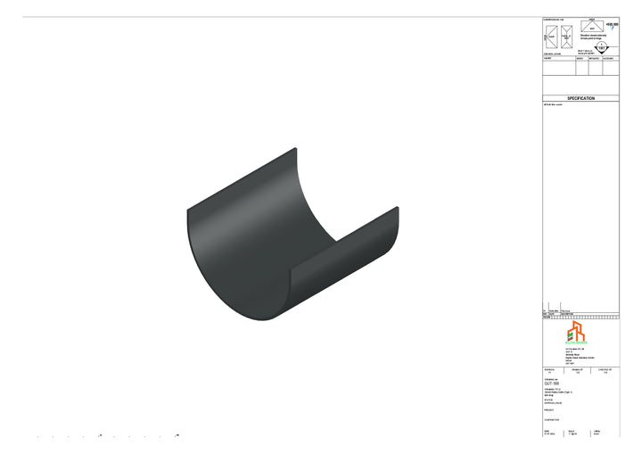 Aluminium Radius Butt Strap - Type 1