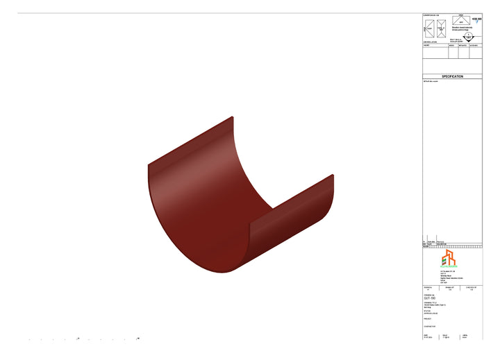 Aluminium Radius Butt Strap - Type 3