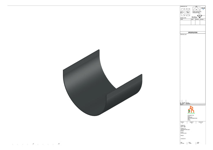 Aluminium Radius Butt Strap - Type 3