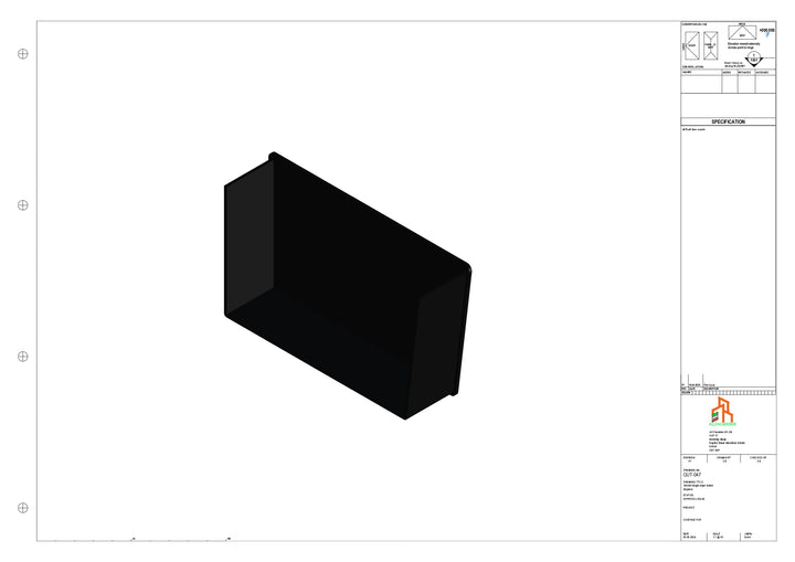 Aluminium Single Slope Gutter - Type 6 - Stopends