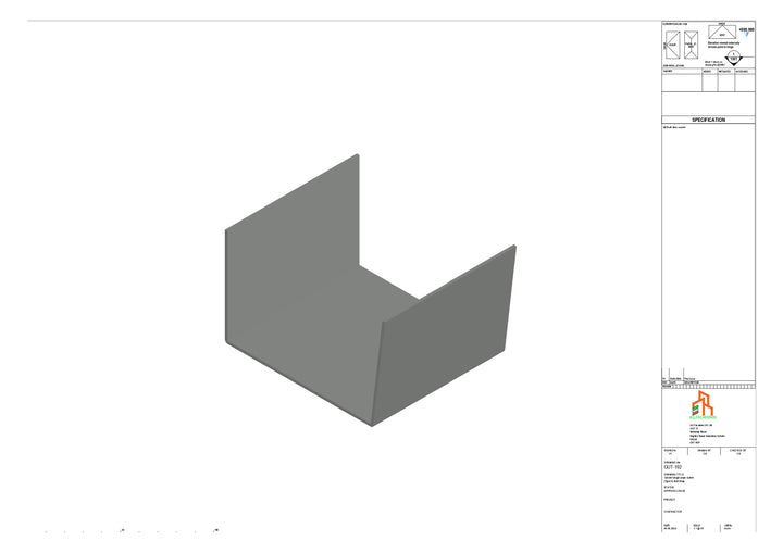 Aluminium Single Slope Butt Strap - Type 5