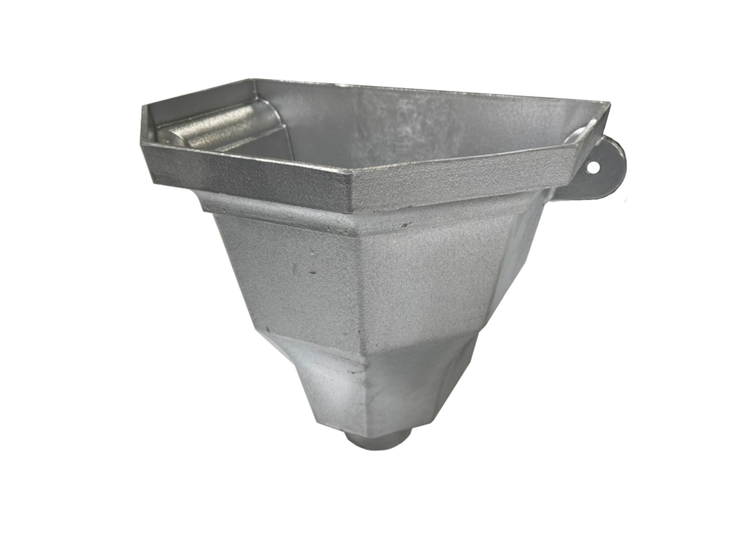 Cast Aluminium Hopper Head Outlet 2 1/2" & 3"