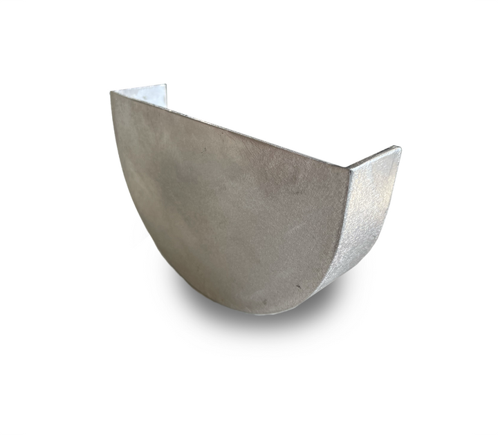 Aluminium Radius Gutter - Type 3 - Stopend
