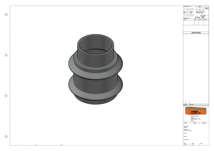 Cast Aluminium Round Socket - No Lugs
